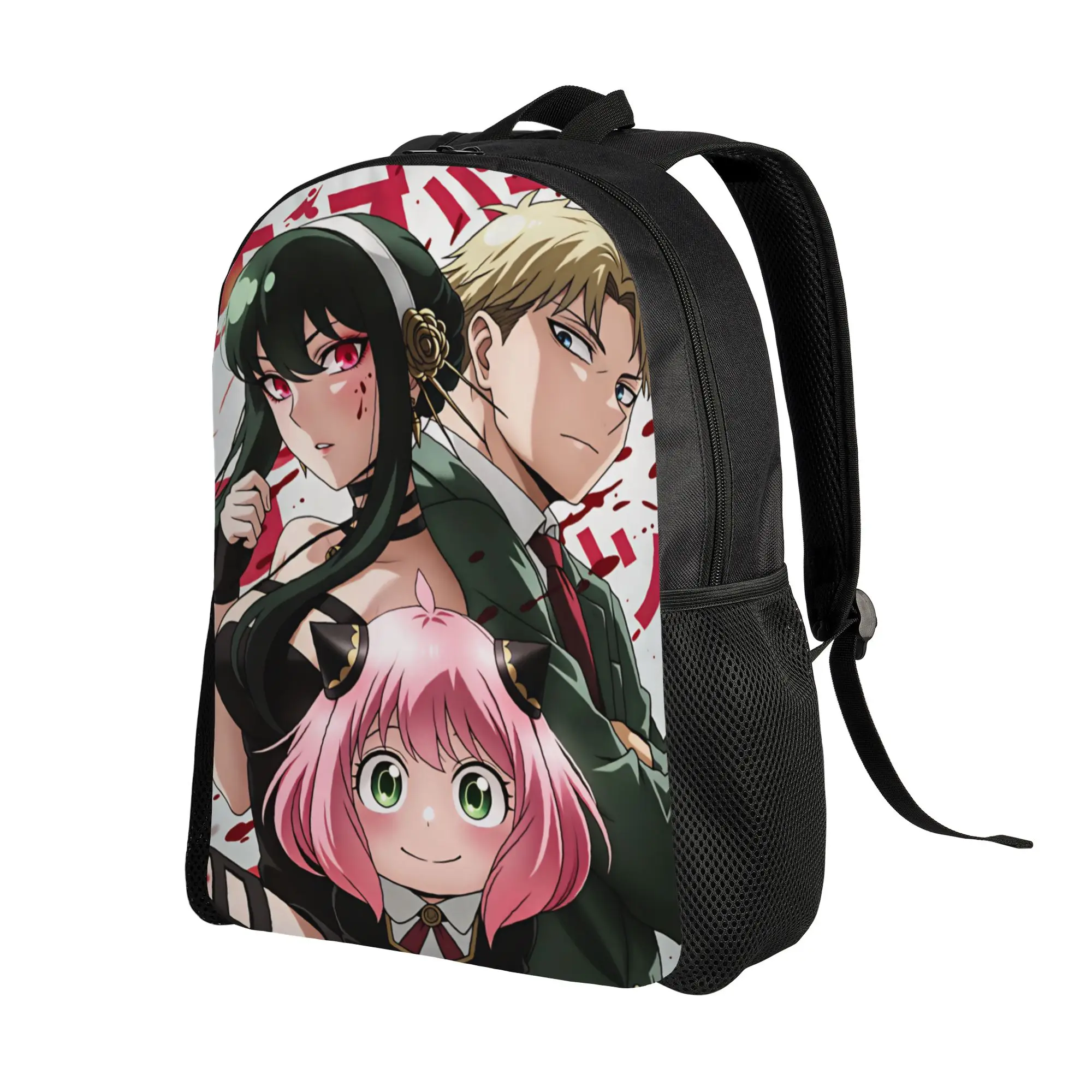 S-Spy Familys  Backpack  Female Polyester Outdoor Style Backpacks Breathable Fun High School Bags Rucksack