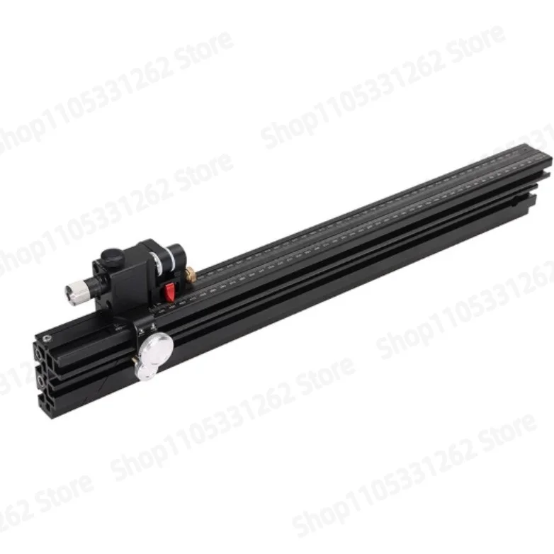 Table Saw Rip Fence Ruler, Aluminum Positioning Track with Scale for Woodworking DIY Guide Tool