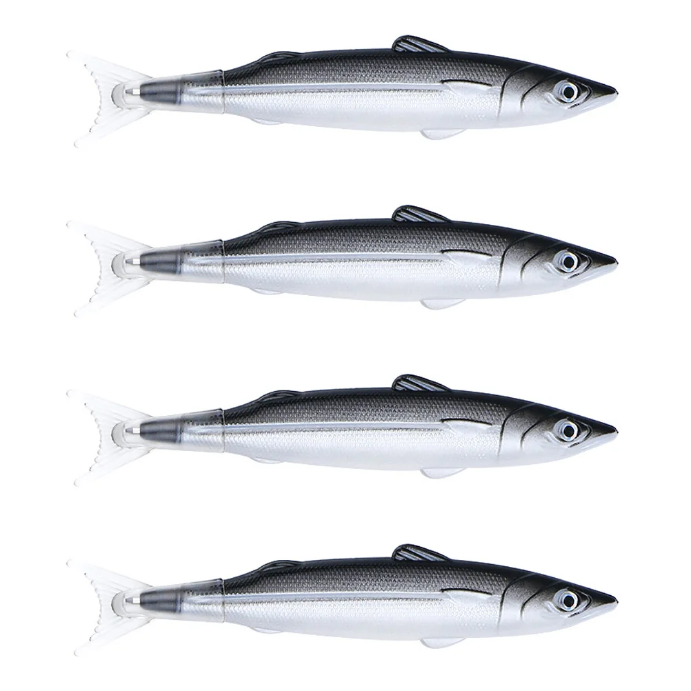 4 Pcs Fishing Ball Point Pens Salted Ballpoint Advertising Decorative Child Dolphin