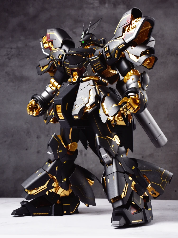 DABAN MG 1/100 Model MSN-04 SAZABI Ver .KA Black Special Coating Plating Mobile Suit Kids Toys Assemble Model for