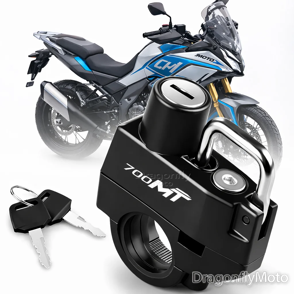 

Замок для мотоциклетного шлема для CF MOTO 700MT 700 MT, противоугонный замок-фиксатор для шлема, нержавеющий, защита от кражи
