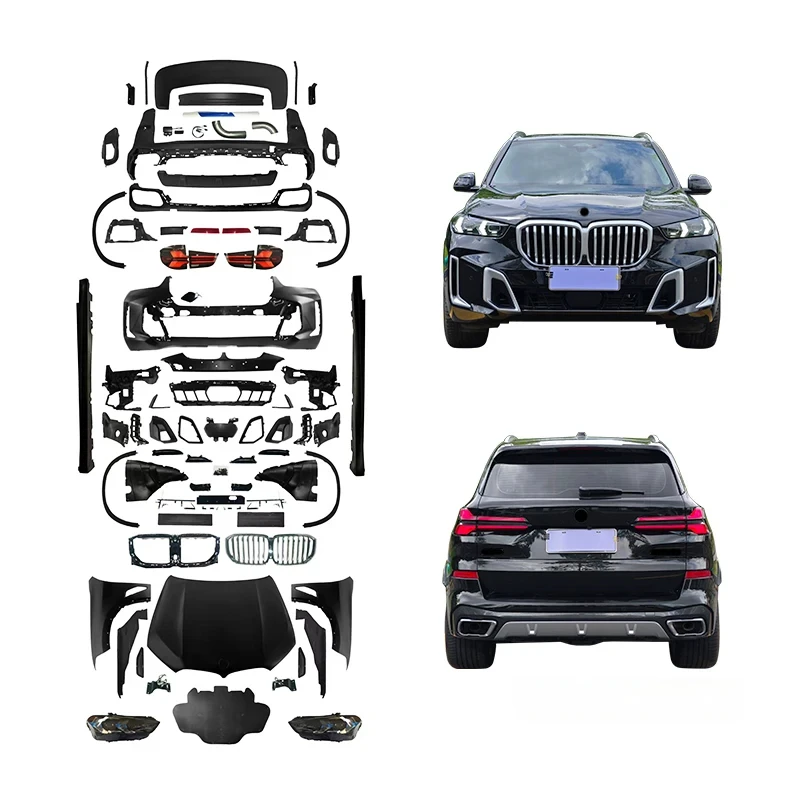

Car Modification Front Bumper and Rear Bumper s Bodykit Car for X5 F15 2014-2018 Upgrade 2025 G05 LCI MT Body Kit