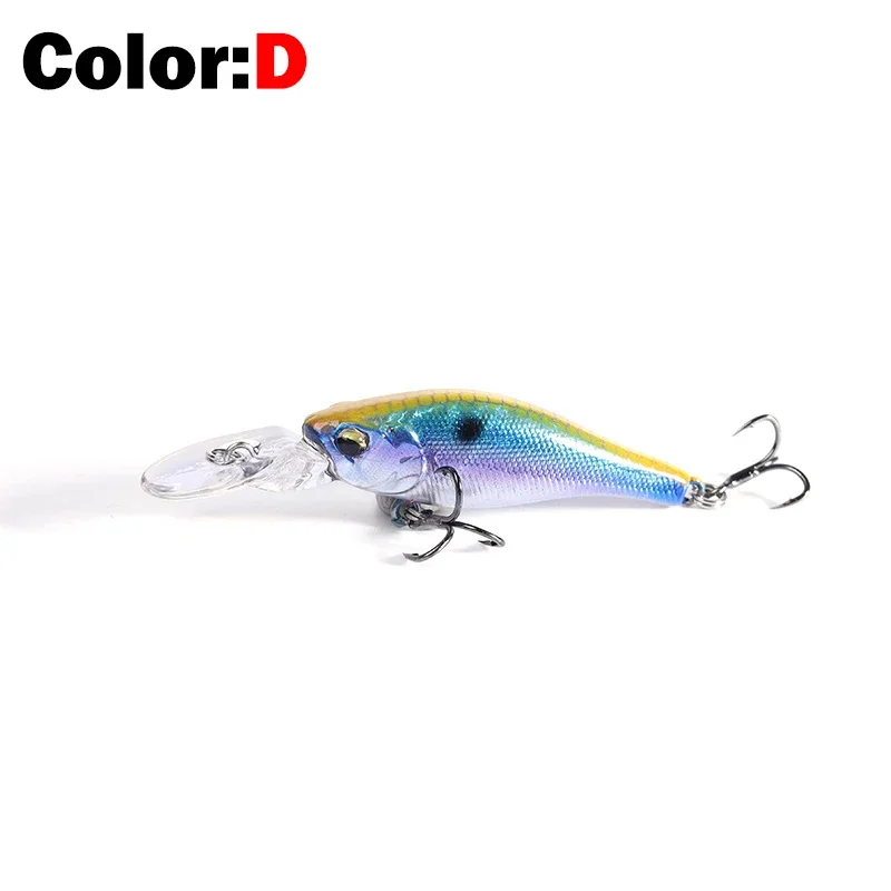 OUTKIT Neue 1Pcs Sinking Langsam Minnow Angeln Locken 5cm 3,9g Lebensechte Schaukel Kleine Fische Tieftauchen harte Köder Japan Winter Köder