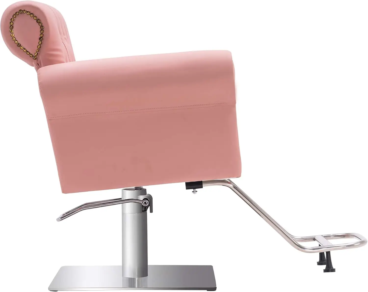 Classic Styling Salon Chair for Hair Stylist Antique Hydraulic Barber Chair Beauty Spa Equipment 8899 (Pink)