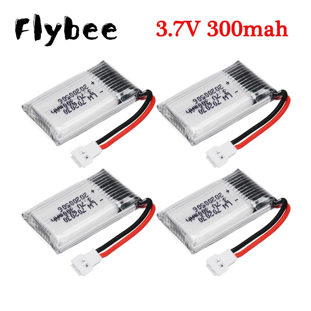 3,7 В 300 мАч Lipo аккумулятор для Syma X11C FY530 Udi U816 U830 F180 E55 FQ777 FQ17W для Hubsan H107 RC Quadcopter Battery 1-10 шт.