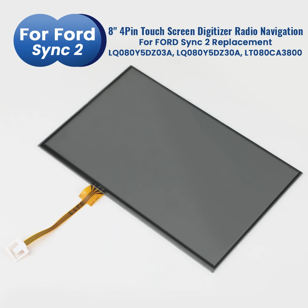 LQ080Y5DZ03A LQ080Y5DZ03 LQ080Y5DZ30A LQ080Y5DZ30 8 inch Touch Screen Panel SYNC2 Car Navigation LCD Digitizer For Ford Escape