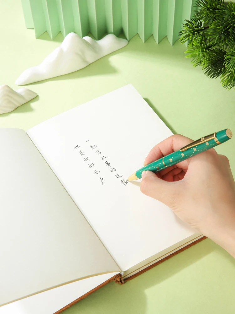 New Black Metal Signature Pen Neutral Pen Cultural Creative Gift for Classmates Friends Business Birthday Present