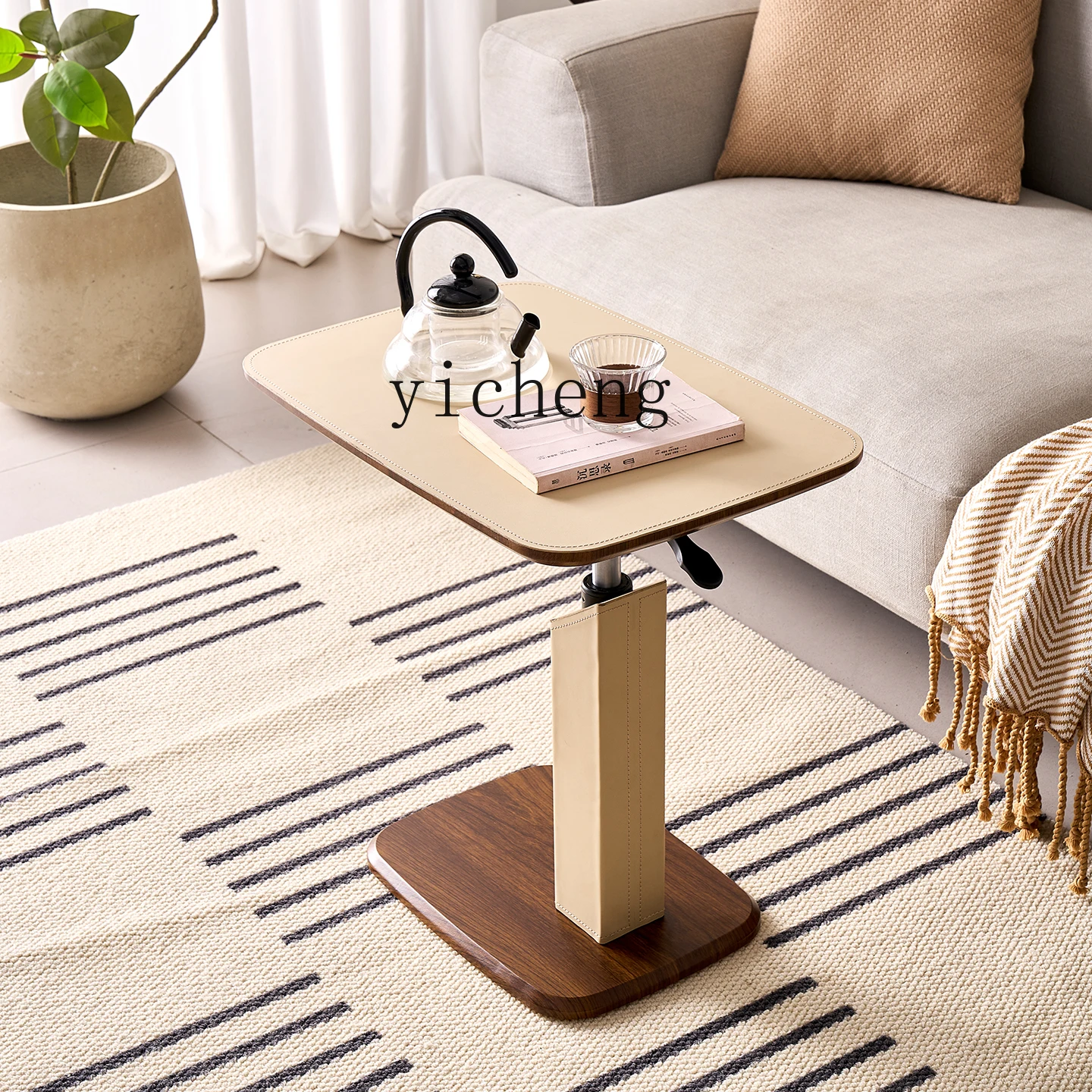 

LX lift coffee living room home side table sofa card table small coffee table mobile corner mini