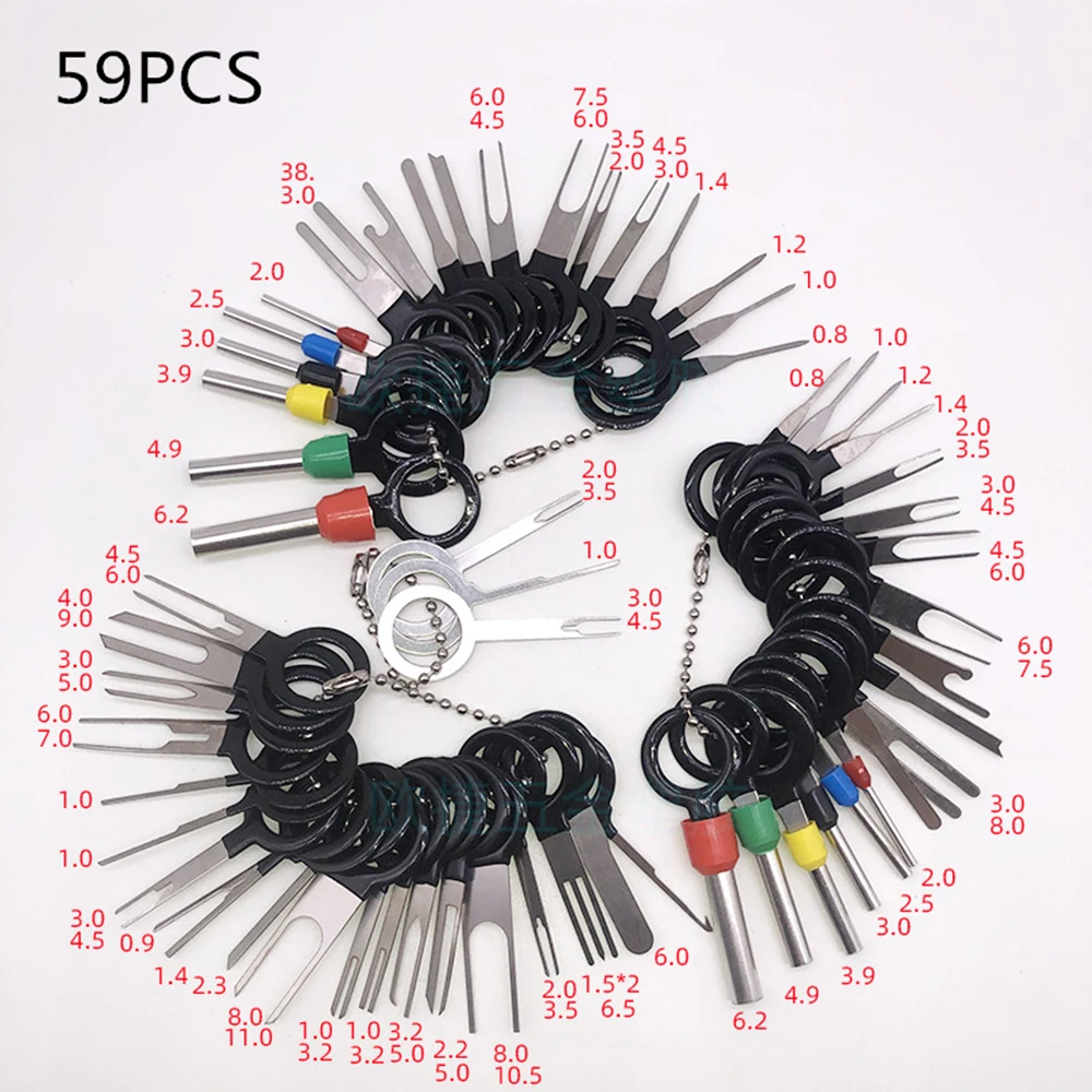 3/8/Car Terminal Removal Tool Wire Plug Connector Extractor Puller Release Pin Extractor Kit For CarPlug Repair Tool