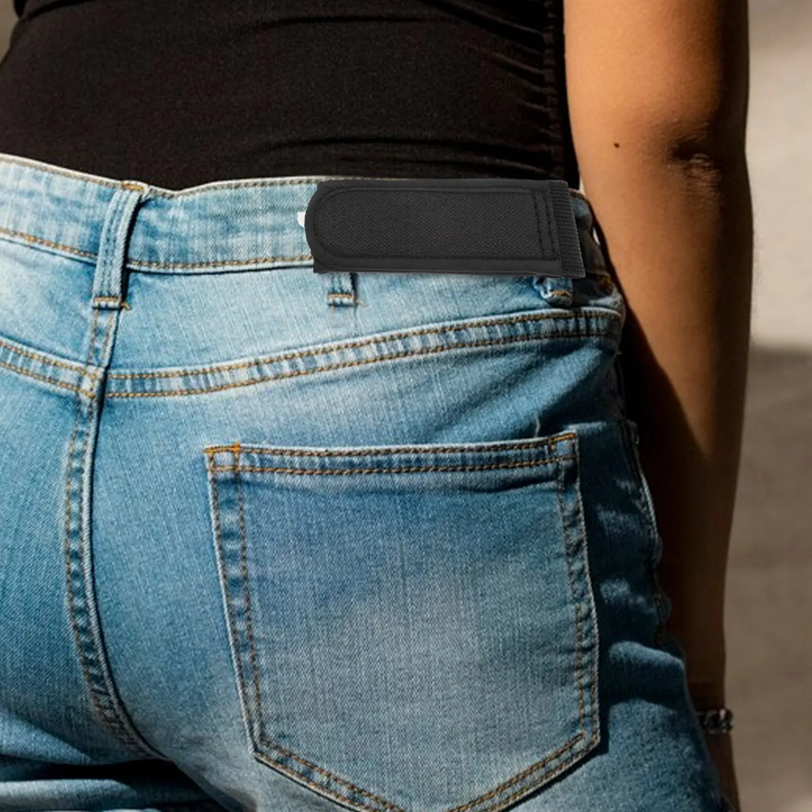 

1 пара эластичных невидимых ремней без пряжек для джинсов, повседневных и классических брюк, с застежкой-липучкой