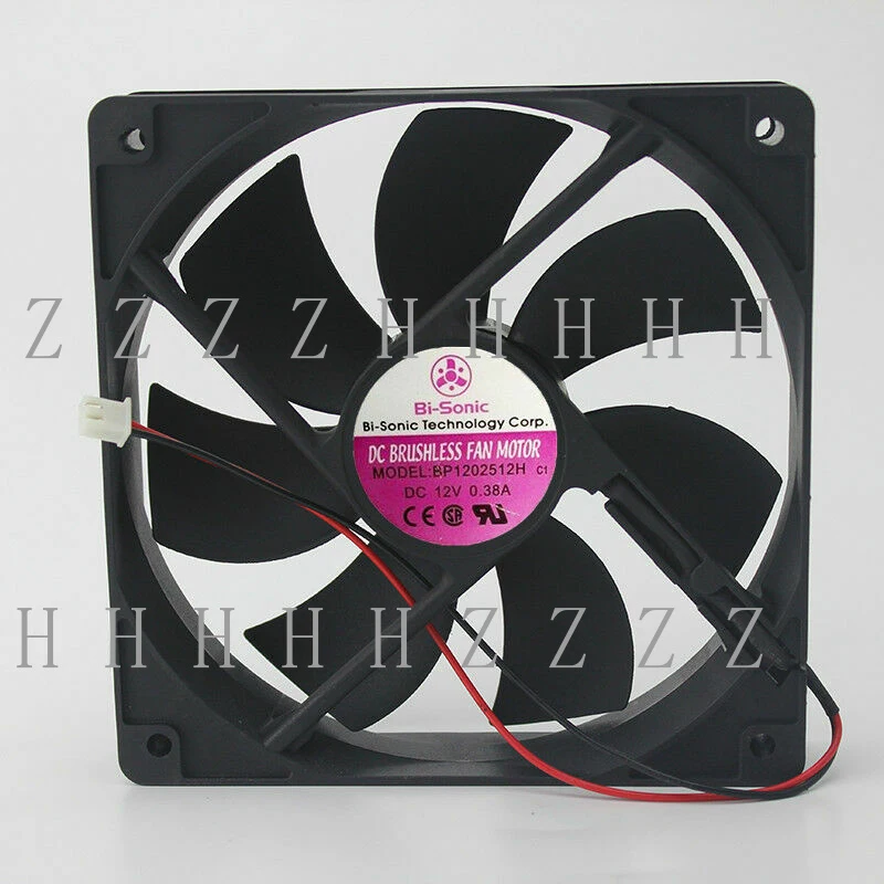 

Z 1шт. Вентилятор охлаждения Bi-Sonic BP1202512H 12В 0.38А 12см 12025, 2-контактный