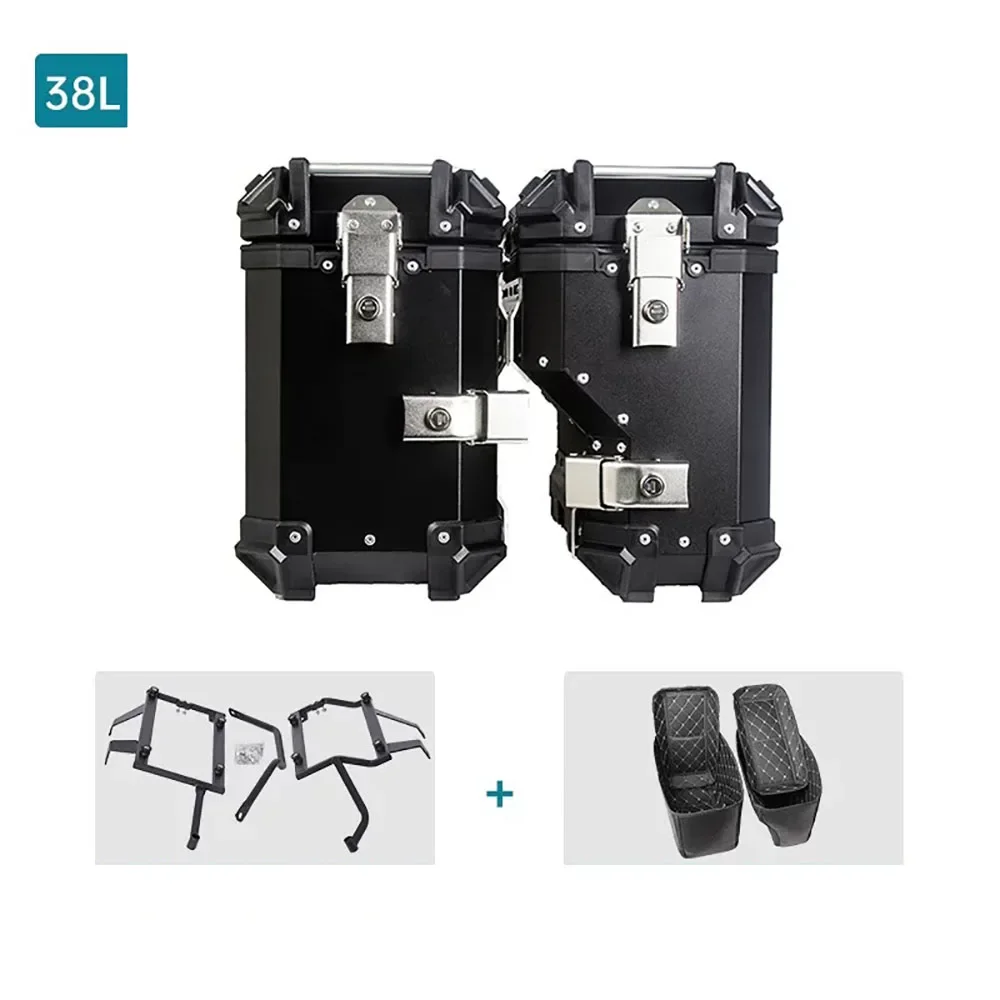Suitable for VOGE DS900X modified stainless steel carbon steel right side aluminum alloy quick release saddlebag suitcase trunk