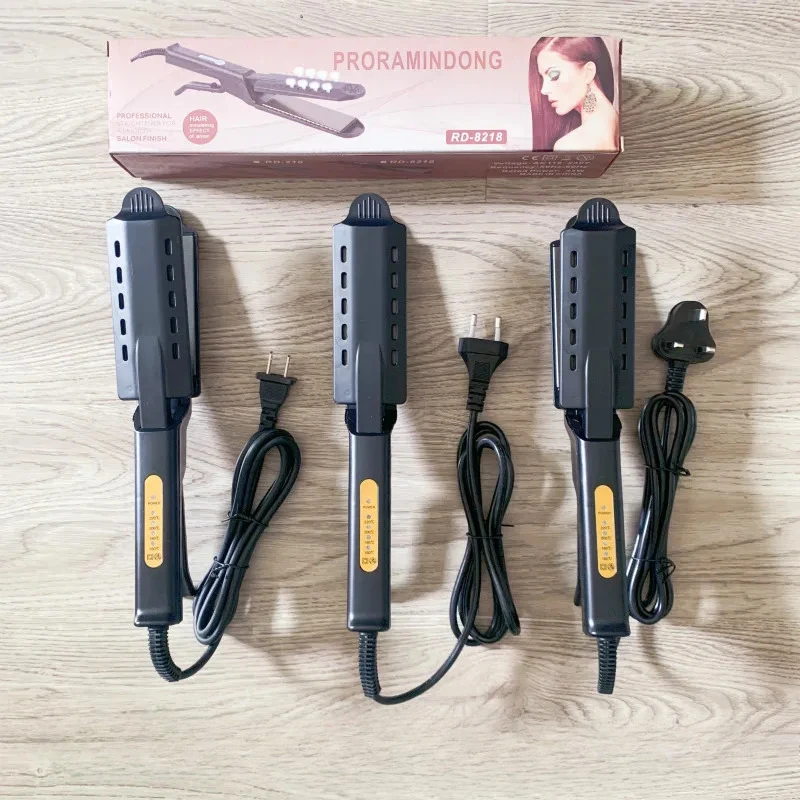 

New Arrival Hair Straightener Curling Iron Dual Use 4 Temperature Settings Portable Styling Tool for Straight Curly Air Bangs