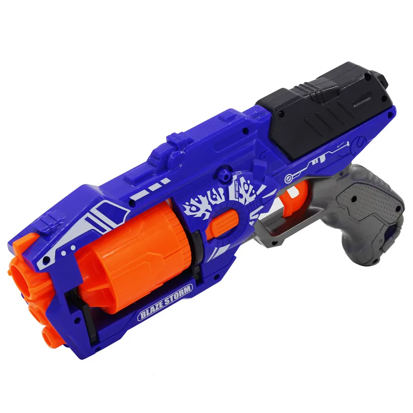 New Arrival Rotate Barrel Manual Soft Bullet Gun Suit for Nerf Bullets Toy Pistol Gun Dart Blaster Toys for Children