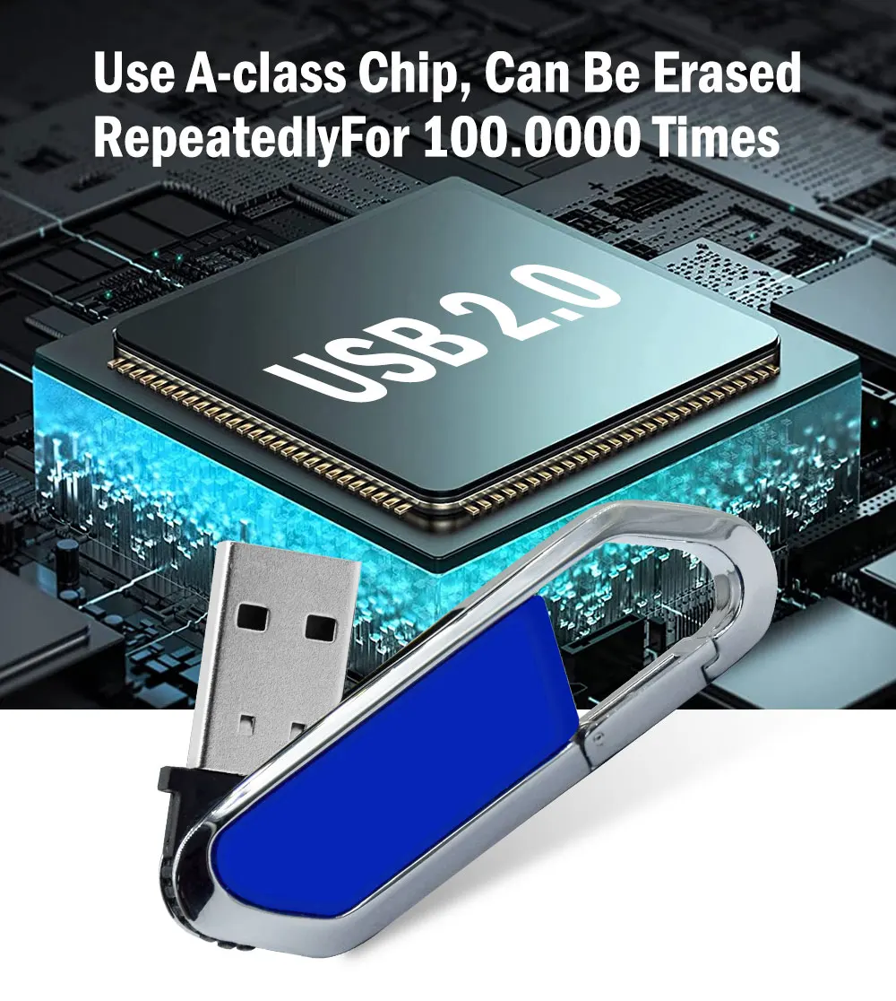 Hot Sale Metal USB 2.0 Flash Drive 64gb Memory Stick Black Waterproof Pen Drive 128gb Personalized Portability Pendrive
