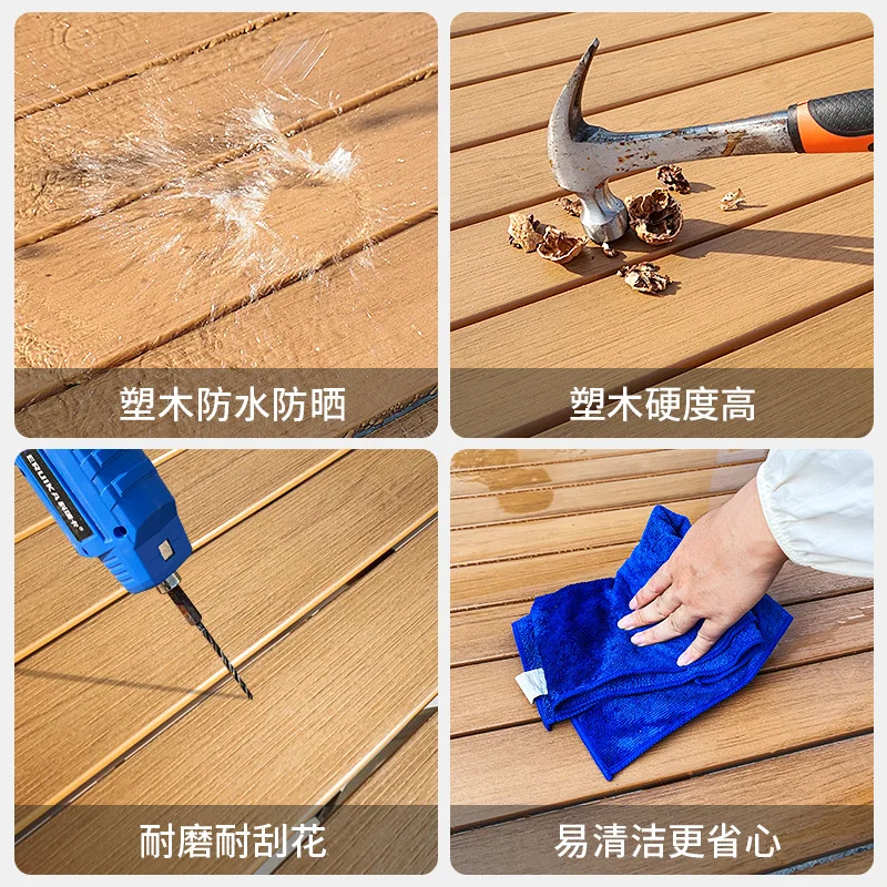 Outdoor tables and chairs, outdoor simple leisure balcony tables and chairs, waterproof and anti-corrosion scenic spot projects