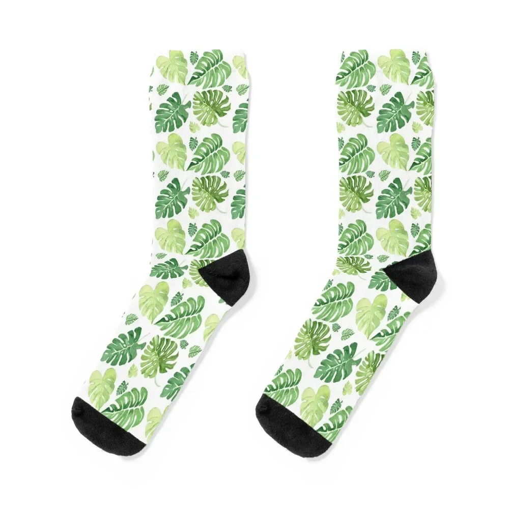 

Monstera deliciosa Socks winter custom sports warm winter Sports Men's Socks Women's