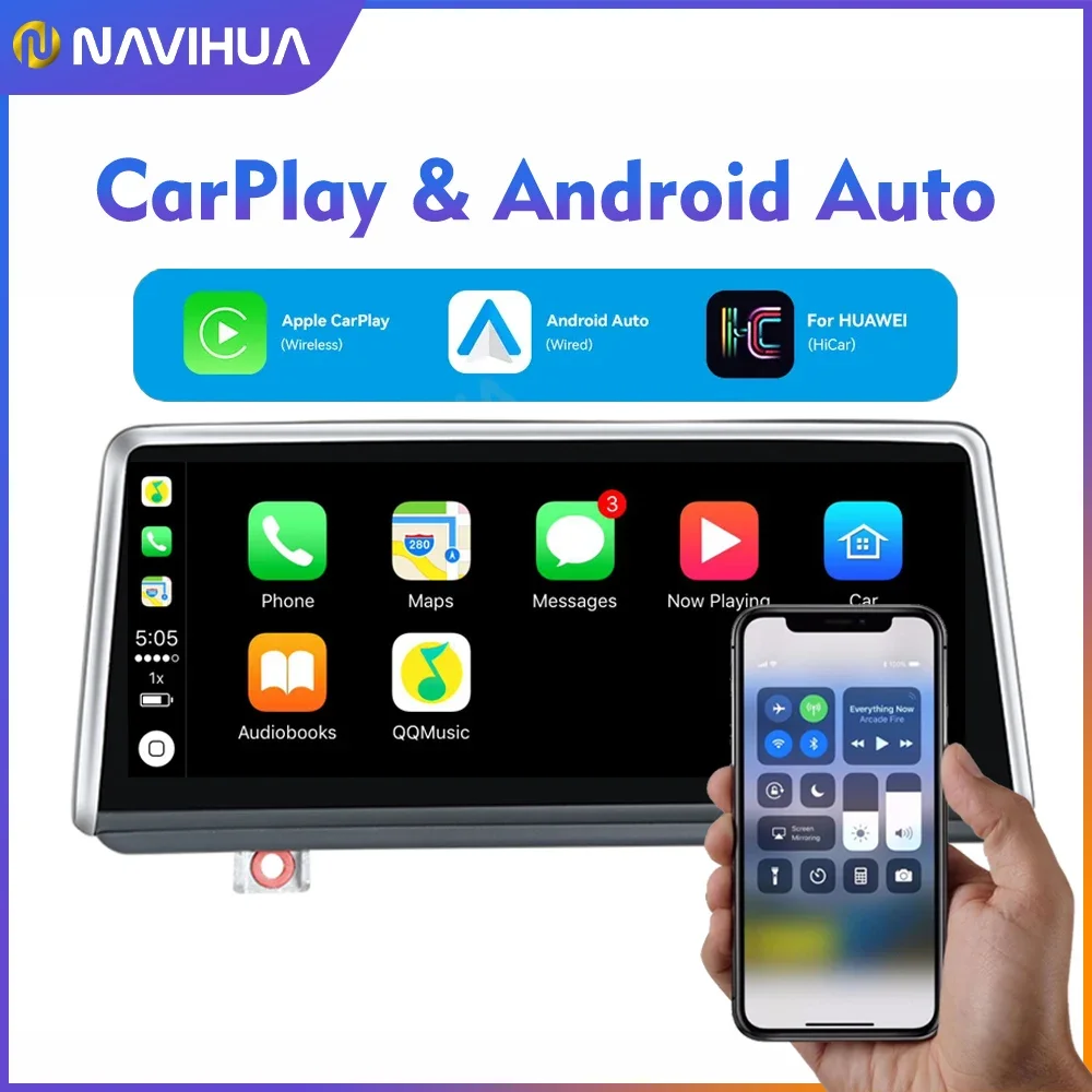 Navihua 8.8 Inch Touch Screen Linux System Car Radio Wireless Carplay Android Auto Function for BMW 1-Series F20 EVO System