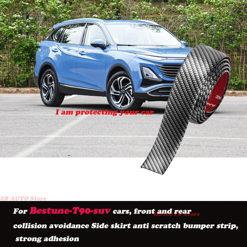 

Strong adhesive bumper strip, front and rear lip side skirts, collision and scratch resistant, suitable For Bestune-T90-Suv