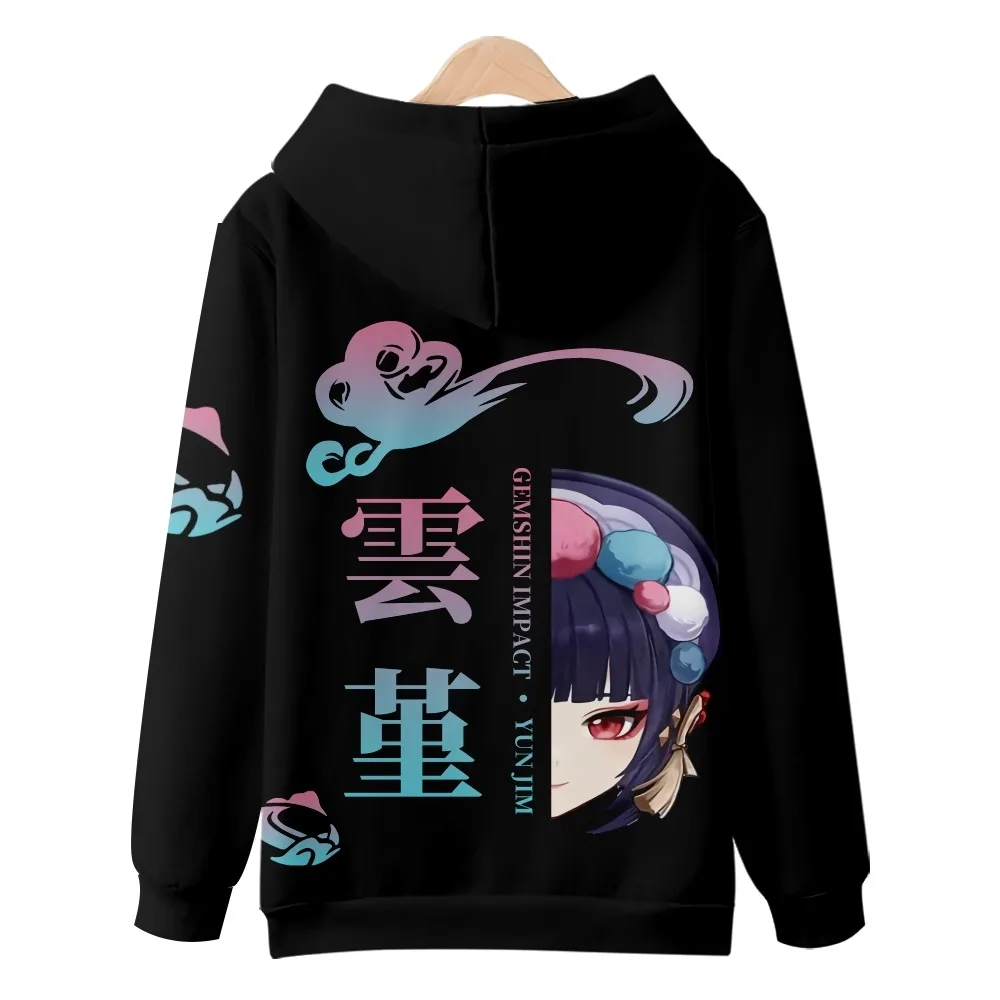 

3D genshin Impact printed YUN JIN cosplay hooded Sweatshirt Women/Men Casual Hoodie harajuku casual hoodies Clothes