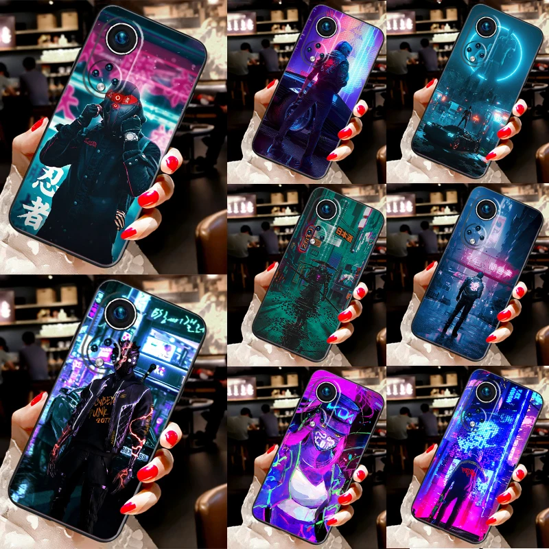 Cyberpunks For Huawei P30 Pro P20 P40 P Smart Nova 9 5T Case For Honor 70 50 X8 X9a Magic 5 Lite Cover