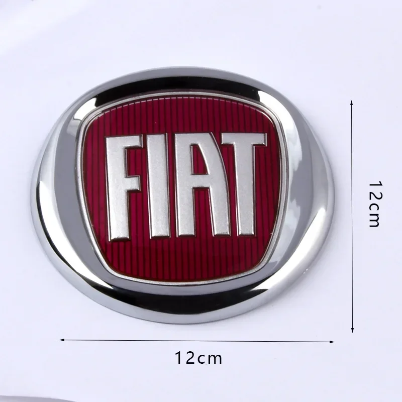 Emblema Adesivo para Grade Dianteira e Capô de Carro para FIAT 500 Grande Punto Panda Punto Stilo Siena 600 Acessórios