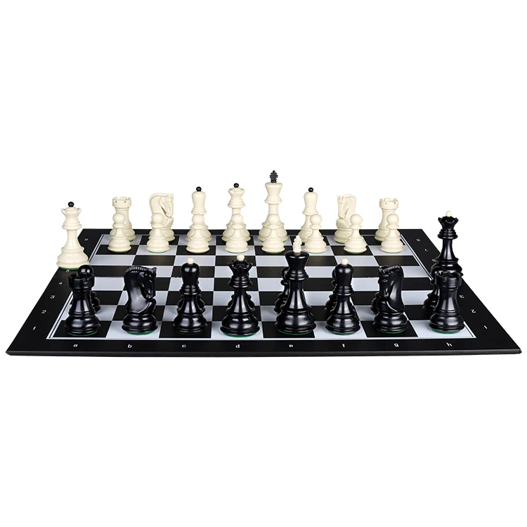 large-size-standard-plastic-chess-set-zagreb-style-for-club-use-beginner-friendly-quality-material-no-magnetic-feature