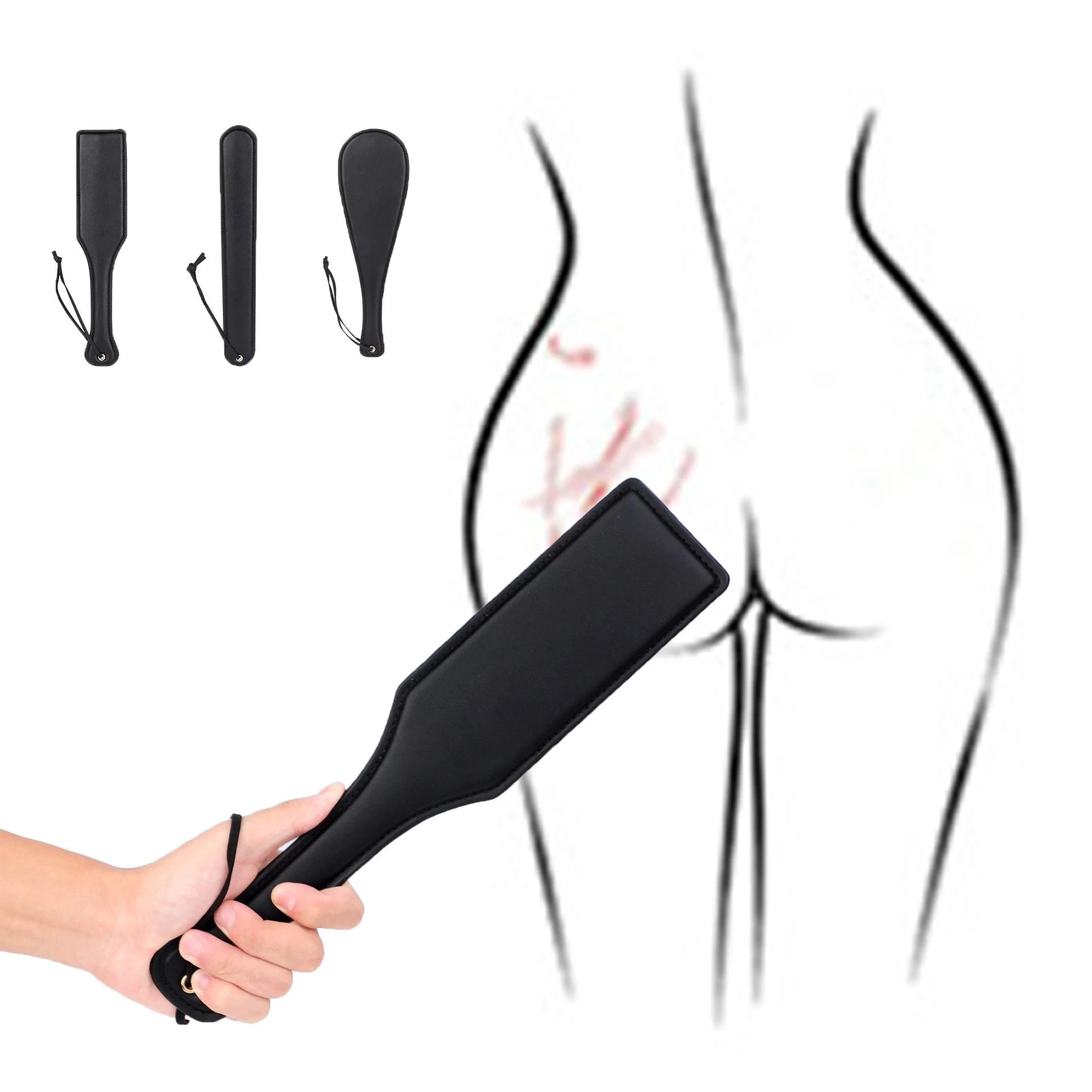 BDSM الردف مجداف فاز بولي Soft لينة الجنس فاز برش غريب SM المنتجات عبودية سوط الجنس لعب للأزواج ألعاب