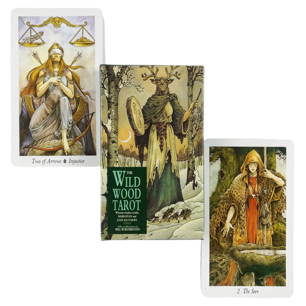 The Wild Wood Tarot Cards A 78 Deck Oracle English Visions Divination Edition Borad Playing Games