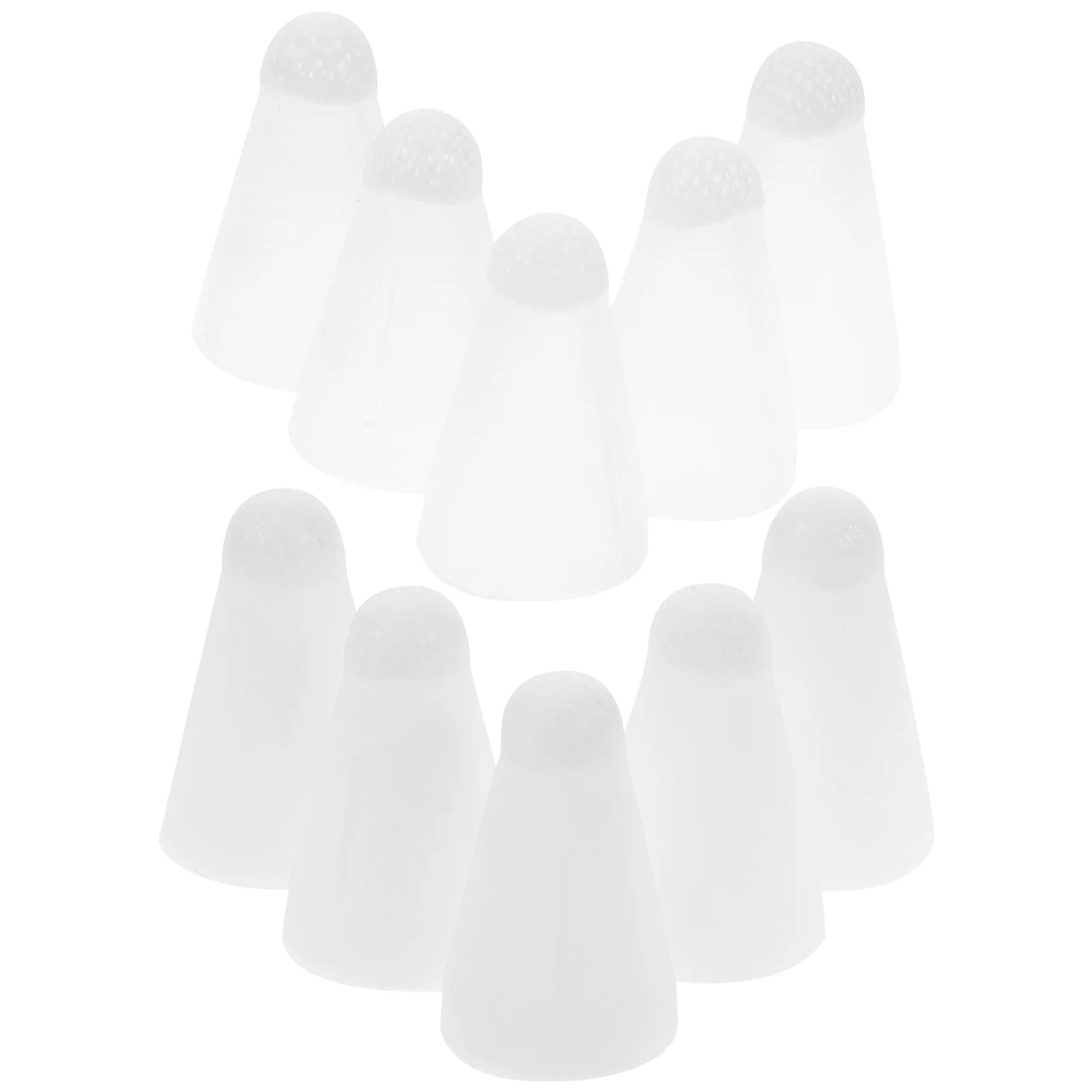 10 قطعة حامي طرف بالسعة براعة رائعة سطح أملس قبضة مريحة قلم كم غطاء طرف رصاص #4