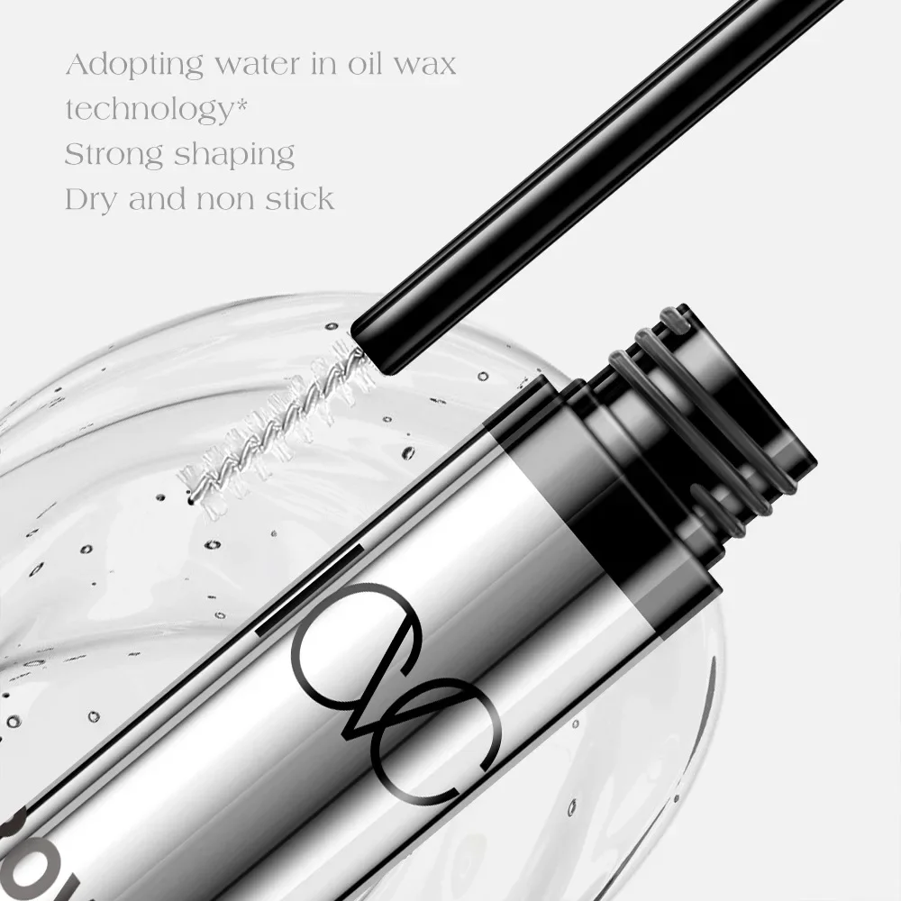 Waterdichte wenkbrauwgel, 3-in-1 sterke grip transparante make-upwas voor zeepwenkbrauwen, veegvast en dagelijks gebruik