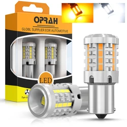 2pcs High Power Car LED Light 1156 BA15S PY21W 1157 BAY15D P21/5W T20 7440 7443 W21/5W led Indicator Signal Lamp For Vehicle 12V