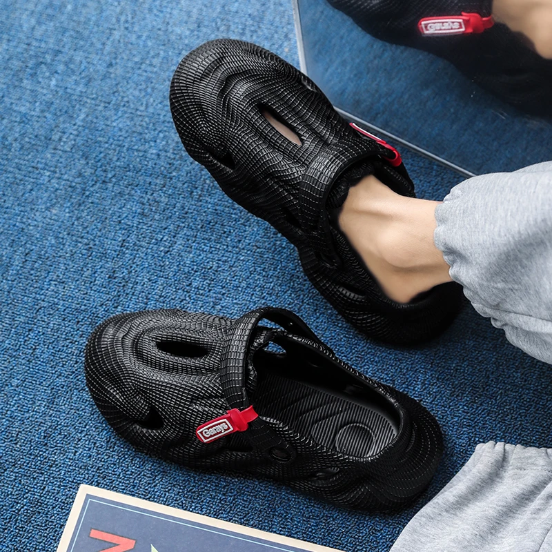 Baotou Hausschuhe für Herren und Damen 2025 Neue Sommer Outdoor-Sandalen und -Hausschuhe Rutschfest Geruchshemmend Sport Strand Dual-Use – Detail 15
