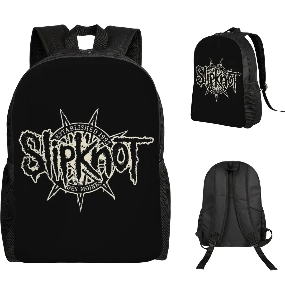 

Рюкзак S-Slipknots Heavy Mental Music (4) для школьников, мальчиков и девочек, сумка для книг, школьная сумка, сумка для ноутбука, сумка через плечо