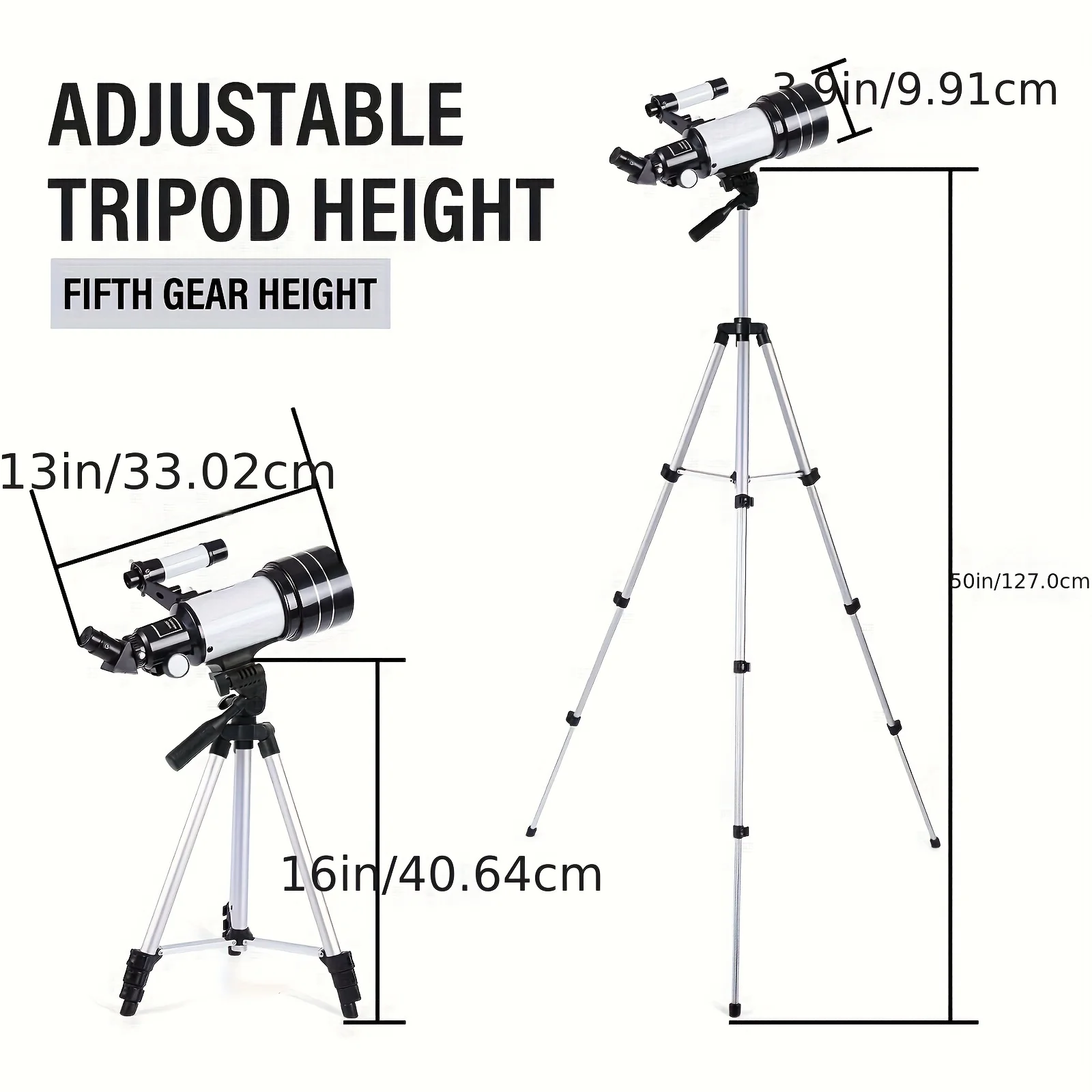 Astronomical Telescope Outdoor professional astronomical Magnification 15-150 observing celestial bodies moon stars kid gifts