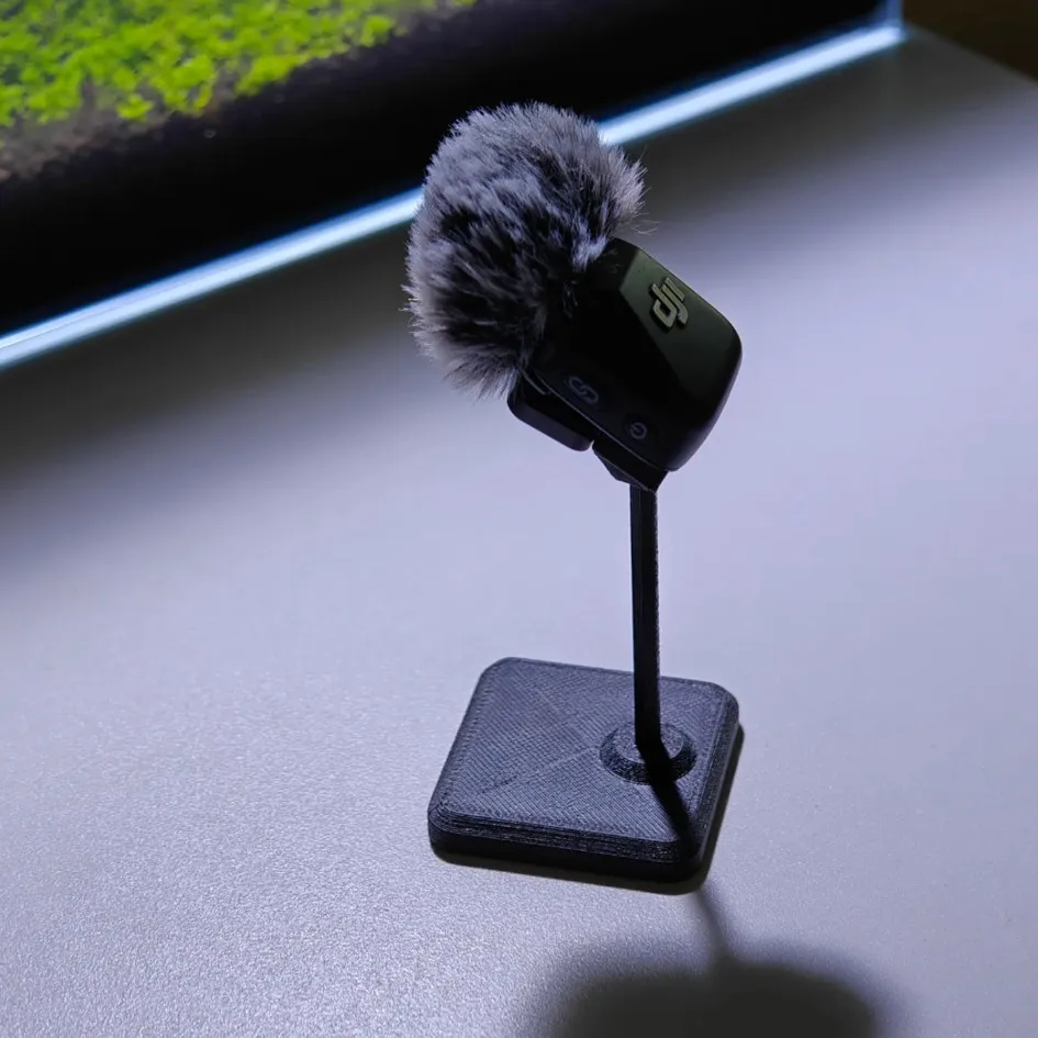 For DJI MIC Mini 1/2 Creative Desktop Microphone Stand 3D Printing Mounting Base Accessories for Conference Audio/Recording