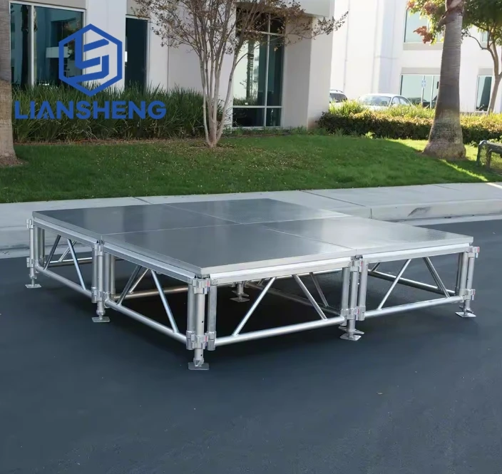 

Heavy Duty Aluminum 6061-T6 Adjustable Stage Platform for Fashion Show