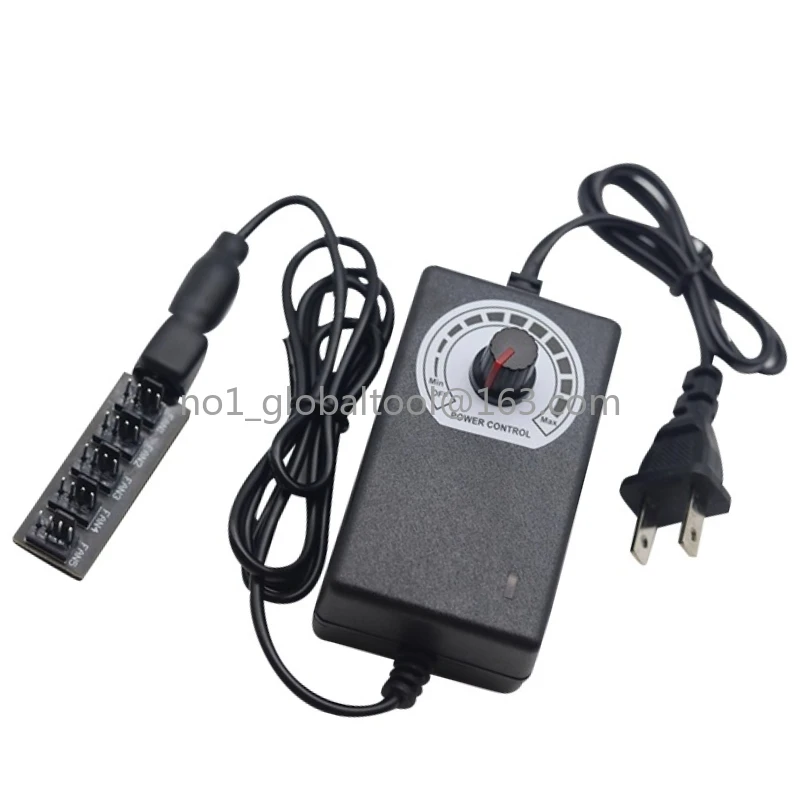 Control Transformer 2A Small 4p 220v To DC 3V-12V External Power Supply Desktop Computer CPU Fan Governor