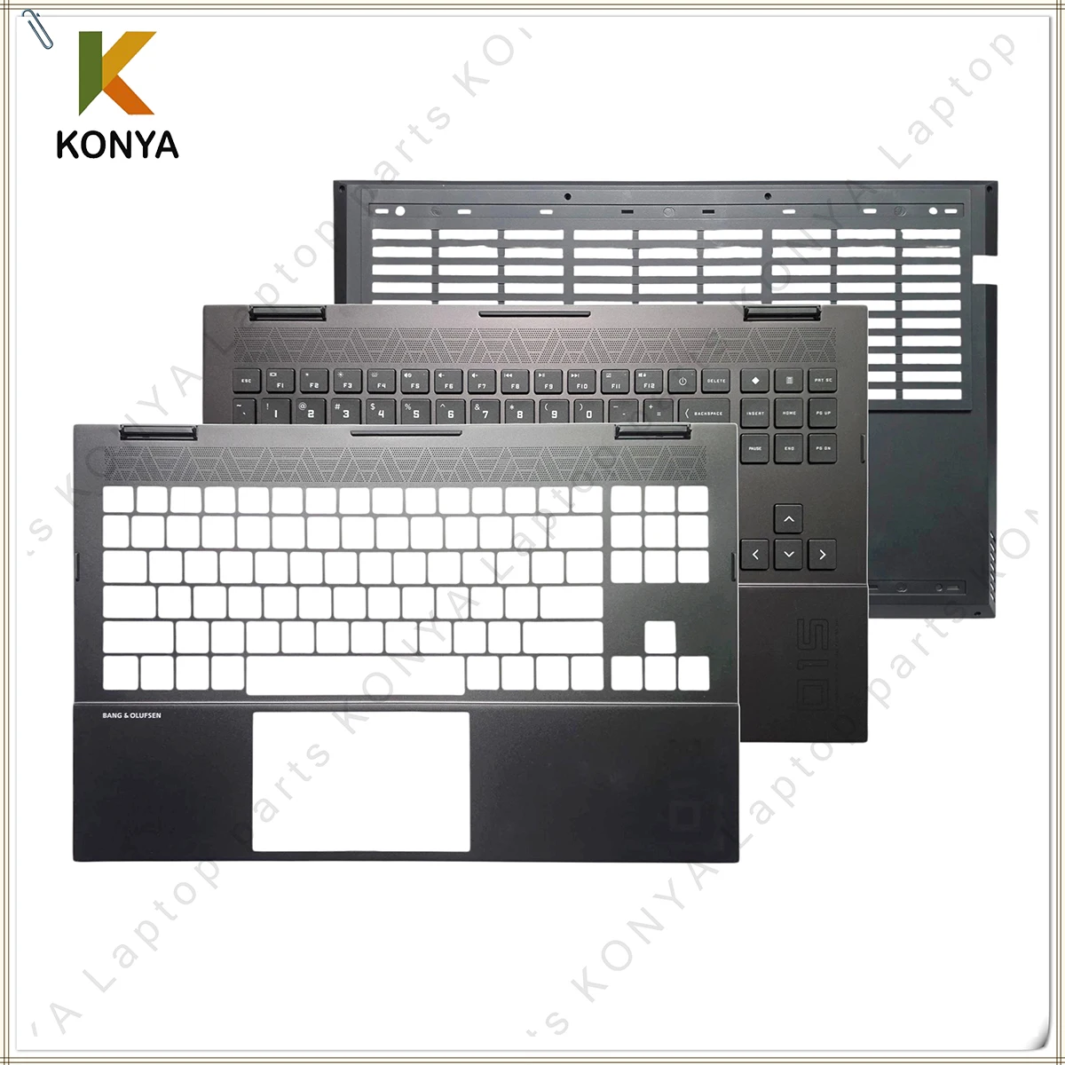 hp-omen-15-ek-15-en-tpn-q236-q238シリーズノートパソコン用純正部品：lcdバックカバー-フロントベゼル-パームレスト-ボトムケース-パーツ