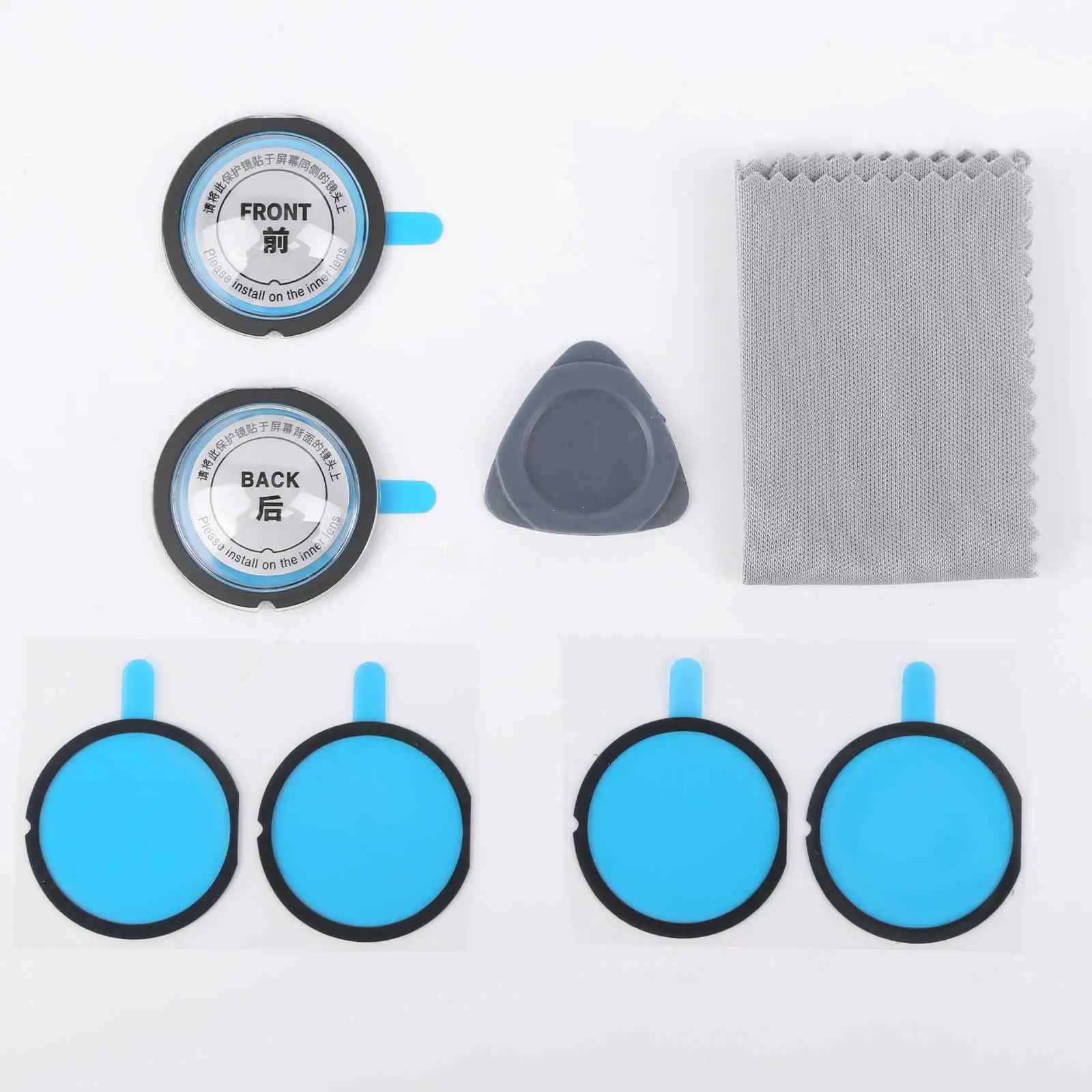 1Set Voor Tesla Model Y Juniper/Model YL Voor & Achter Camera Cover Lens Guard Anti-kras Beschermende Lenzen Case Auto Accessoires