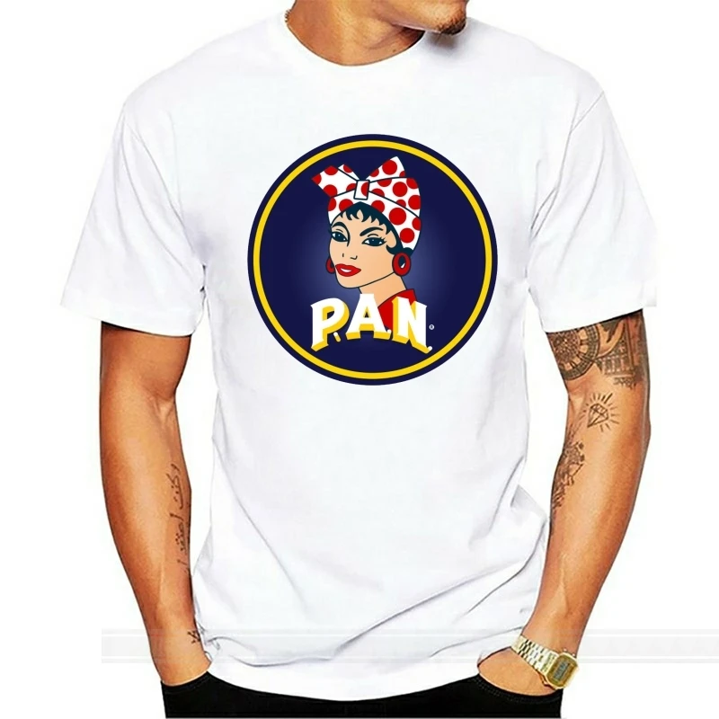 Camiseta Harina Pan Arepa para hombre y mujer, Camisa de algodón de manga corta con estampado divertido, Verano