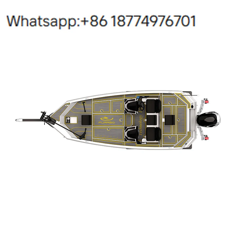 Small Luxury Aluminum Alloy Bass Boat Stable Light Weight High Performance 150HP 75-90km/h