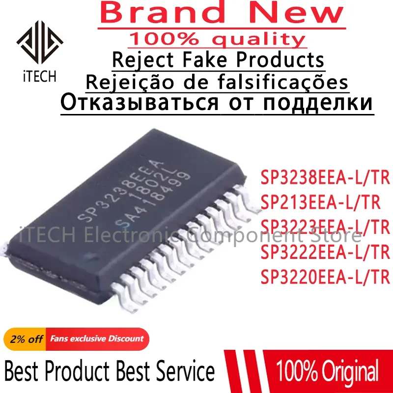 10pcs/lot New SP3238EEA-L/TR SP3238EEA SP213EEA-L SP213EEA SP3223EEA-L SP3223EEA SP3222EEA-L SP3222EEA SP3220EEA-L SP3220EEA Ic