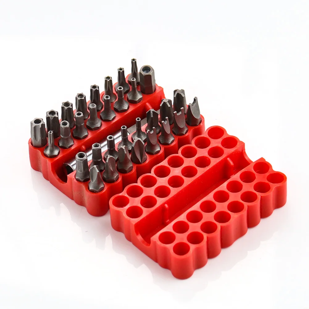 

33 шт., набор полых бит Torx, прецизионная отвертка, набор инструментов для ремонта на открытом воздухе, многоразмерный защитный драйвер из нержавеющей стали с шестигранной звездочкой