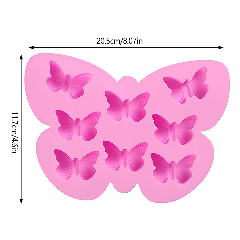 1Pc Silicone Butterfly Baking Mold Chocolate Silicone Molds Candy Pudding Dessert Mold Cake Decoration Baking Mold