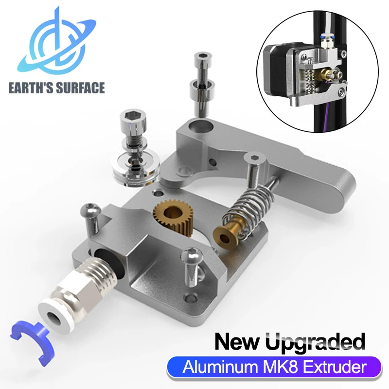 Aluminum Upgrade Bowden Extruder MK8 Extruder Drive Feed Kit for Creality Ender3 3 PRO Ender5 CR10 CR-10S 3D Printer Parts