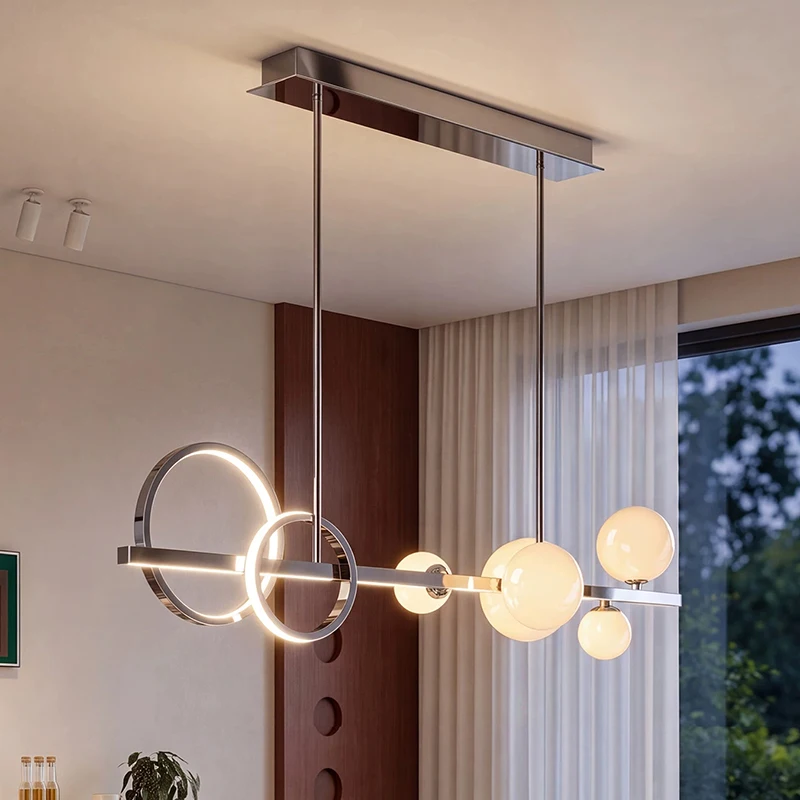 Nordic Home Decor Dining Room Pendant Lamp Lights Indoor Lighting Ceiling Lamp Hanging Light Chandelier Lamps for Living Room