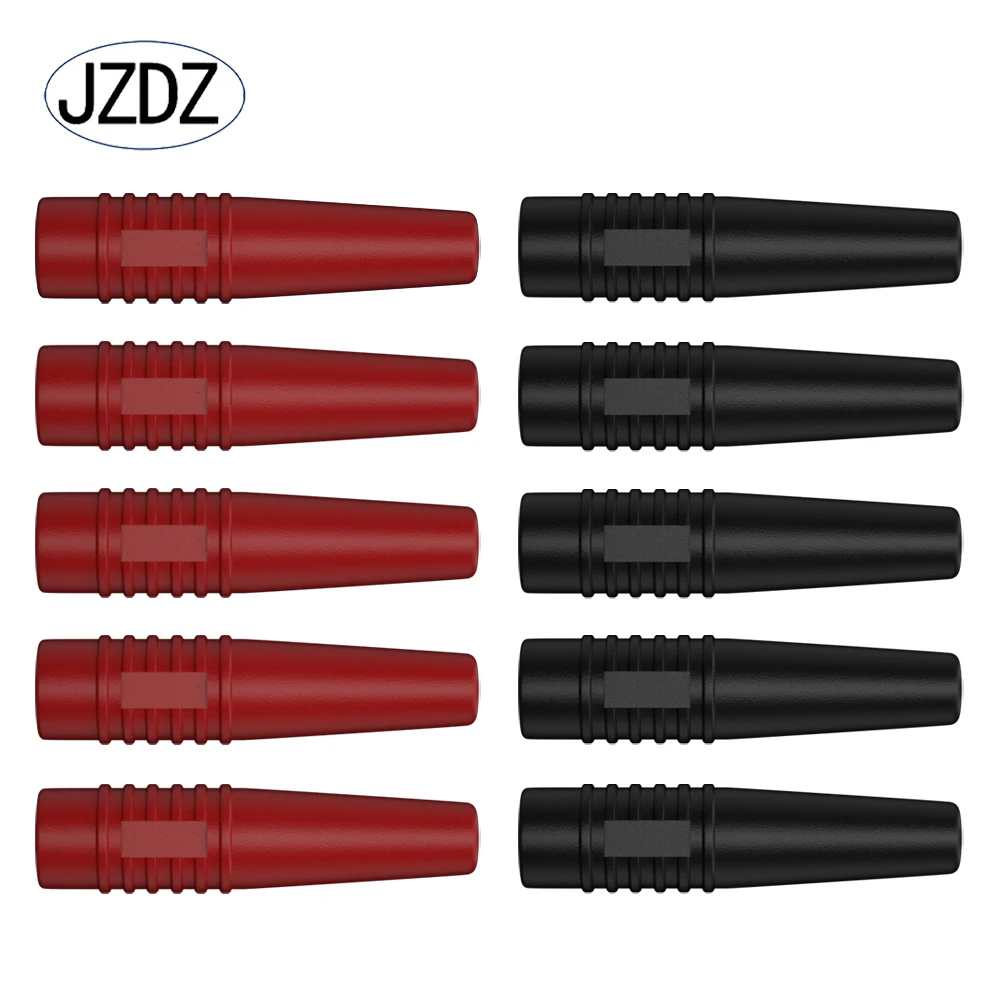 JZDZ 10PCS 2MM 바나나 플러그 암 소켓 테스트 플러그 터미널 전기 와이어 커넥터 J.10048