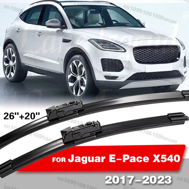 

For Jaguar E-Pace E Pace X540 2017-2023 Front Windshield Wiper Blades 2pcs Windscreen Accessories 2018 2019 2020 2021 2022