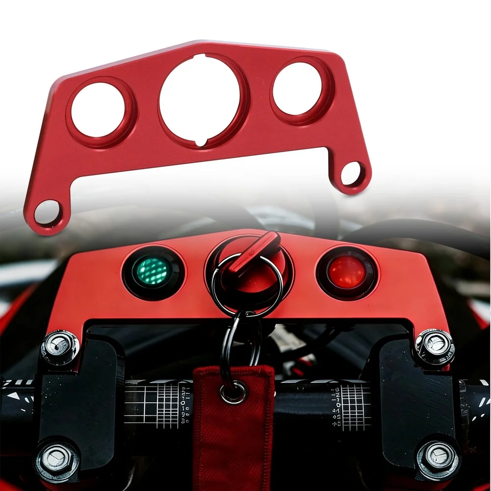 Taper Handlebar Clamps Key Switch Indicator Light Mount For Honda TRX450R For Pro CNC Aluminum Alloy  Lightweight ATV Accessory